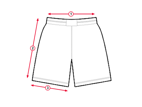 Shorts Diagram for Sizing Chart